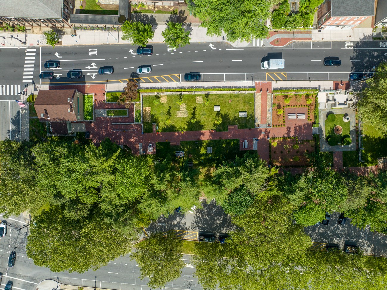 Bird's eye view of the Natonal Memorial