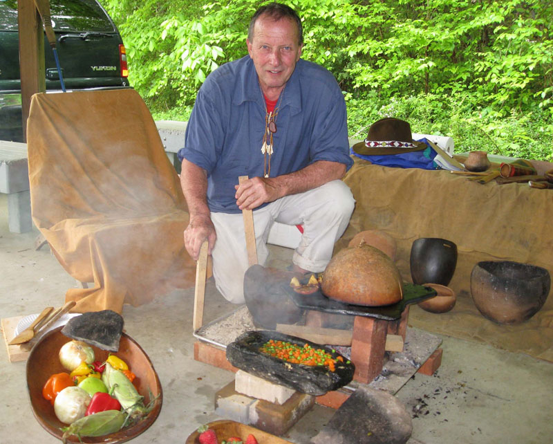Buck Windsor at Native American Festival
