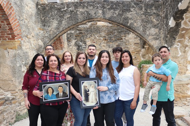 Casas Family posing for a photo.