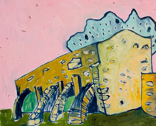Oil Painting at the Granary at Mission San Jose
