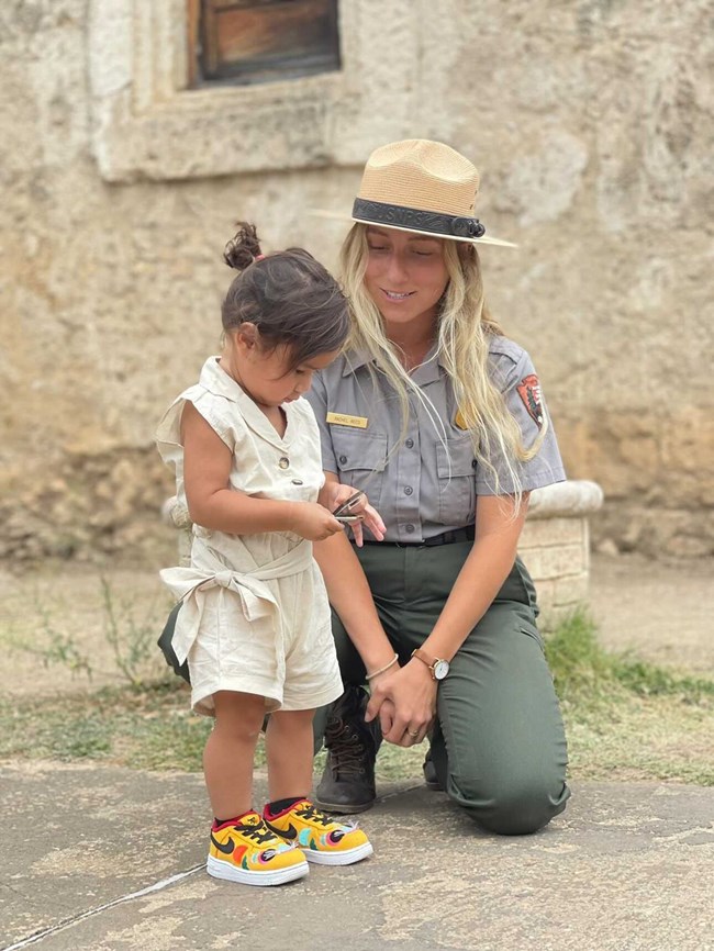 Junior Ranger with Ranger