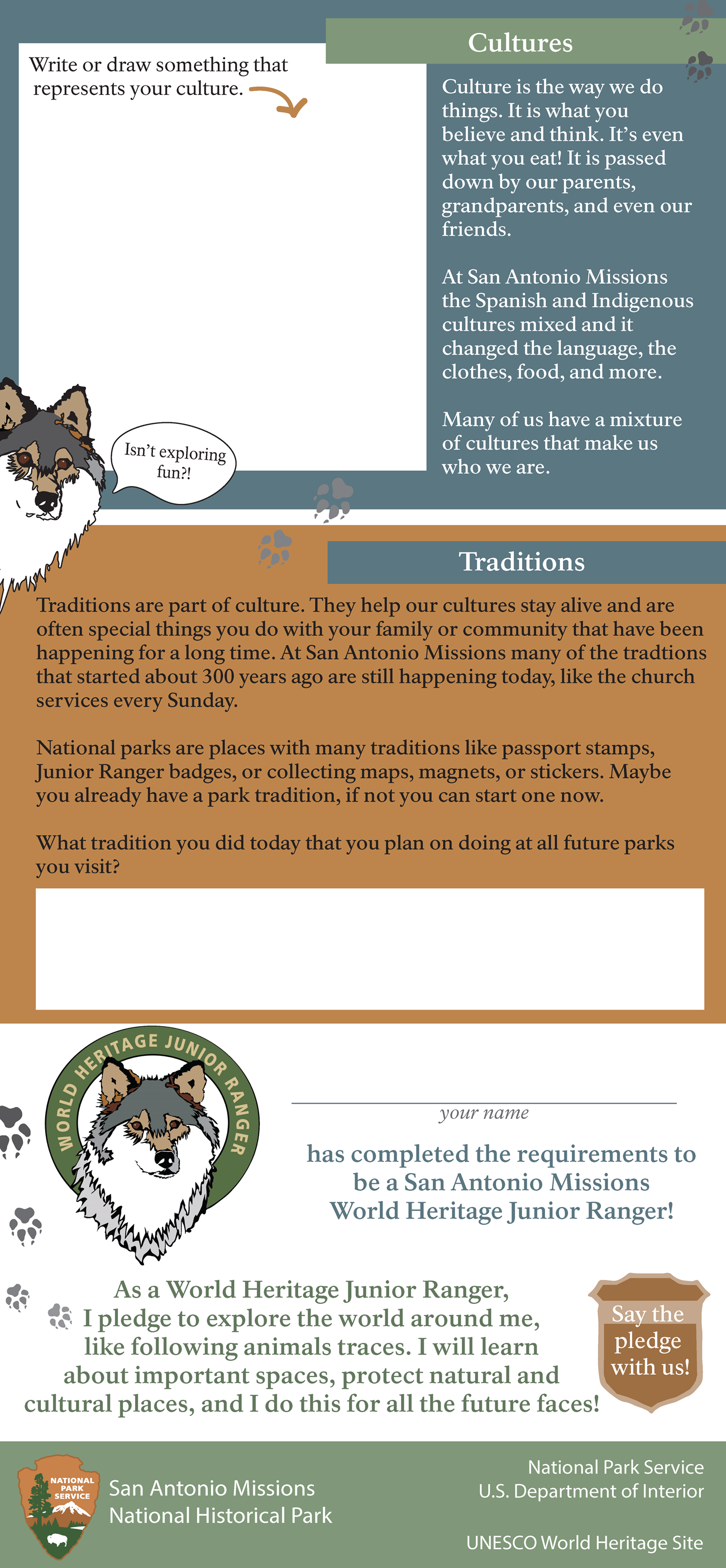 World Heritage Junior Ranger Activity Guide