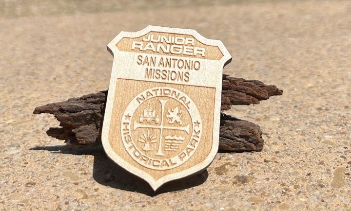 Wooden Junior Ranger badge