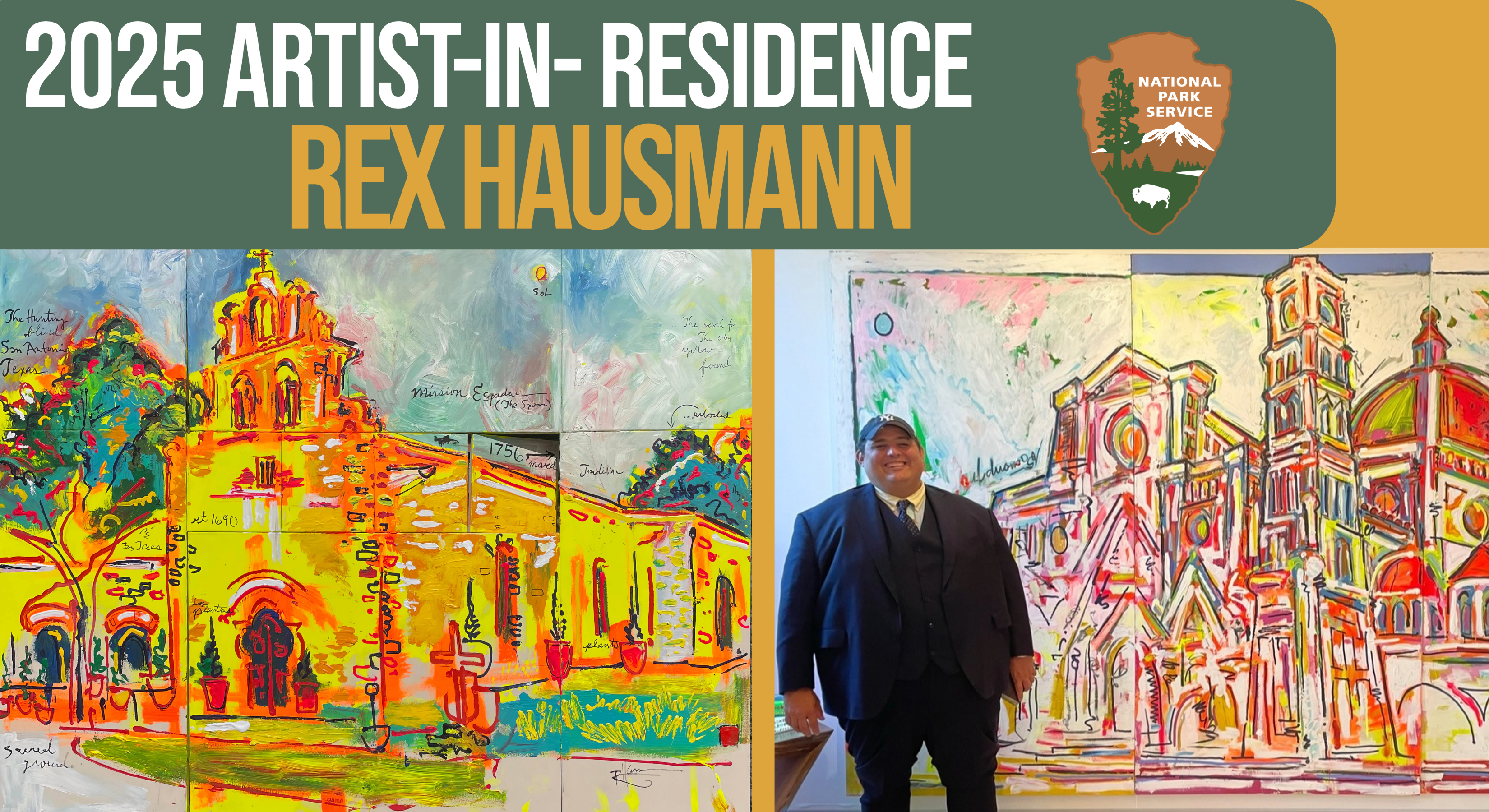 Rex Hausmann Announcing the Airtist-in-Residence for 2025