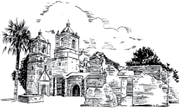 Mission Concepcion drawing