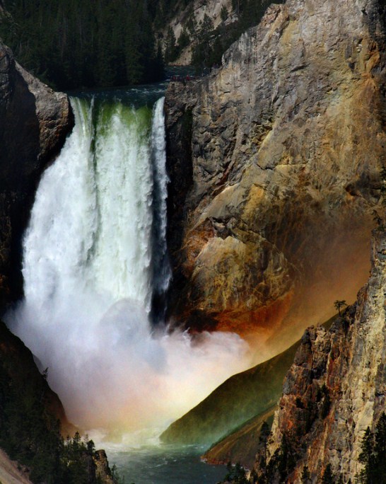 This image, titled The Waterfall, was taken by 16 year old Jessie as part of the In A New Light (IANL) program. The photograph was taken in Yellowstone National Park. (IANL Photo) 