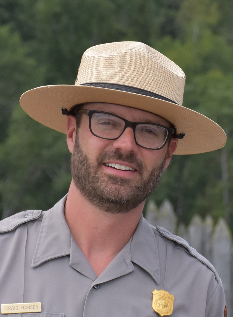 Close-up photo of Craig Hansen in uniform