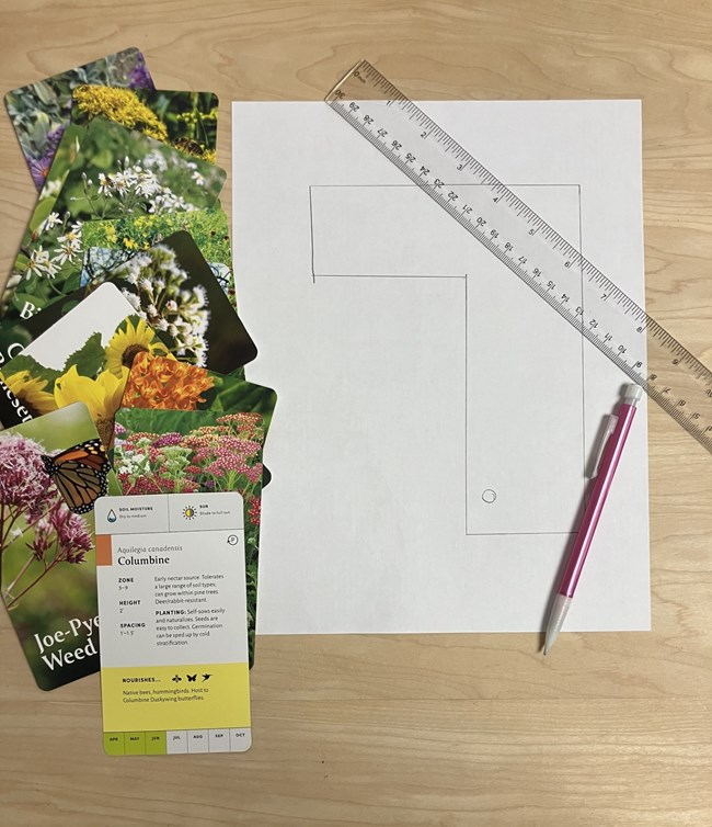 Pollinator cards used to design habitat