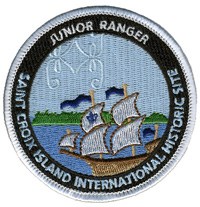 Patch with ship and junior ranger text