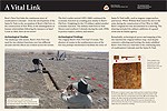 thumbnail of "A Vital Link" exhibit panel