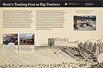 thumbnail of "Bent's Trading Post at Big Timbers" exhibit panel
