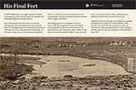 thumbnail of "His Final Fort" exhibit panel