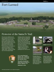 thumbnail of "Fort Larned" exhibit panel