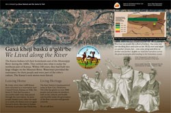 thumbnail of "We Lived along the River" exhibit panel