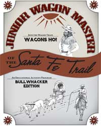 Cover of Junior Wagon Master Bullwhacker Edition booklet Cover of Junior Wagon Master Bullwhacker Edition booklet