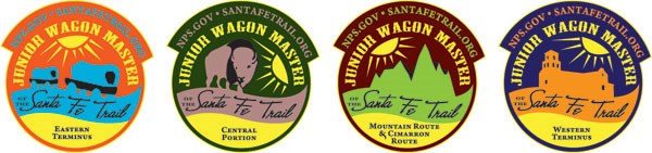 four different Junior Wagon Master patches