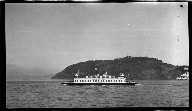 A ferryboat from the 1920s on San Francisco Bay.