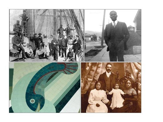 A collage of four images.