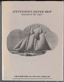 Drawing of the sailing yacht Casco in between typography in black and white