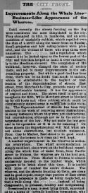 The beginning portion of the newspaper column