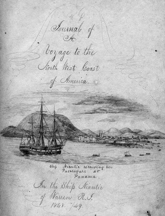 A black and white illustration of a sailing ship at anchor.