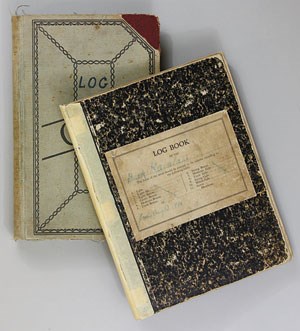 Two notebooks. Two notebooks.