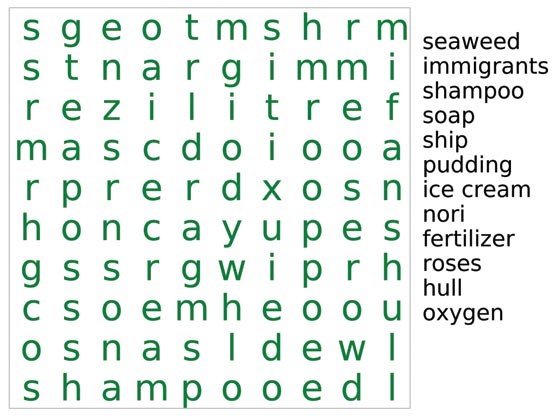 Word search.