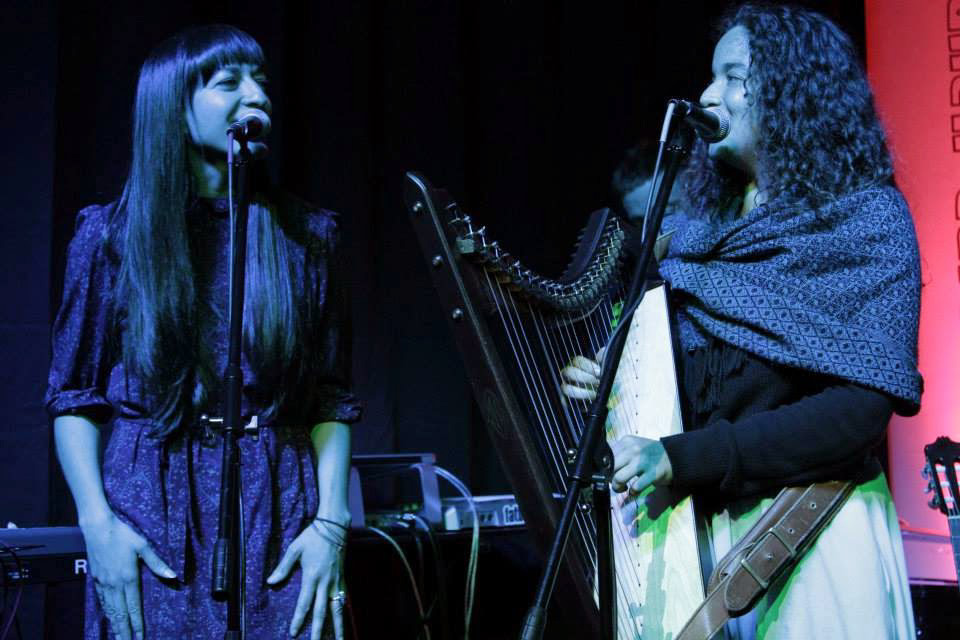 Diana Gameros and Maria Jose Montijo Singers/musicians Diana Gameros and Maria Jose Montijo