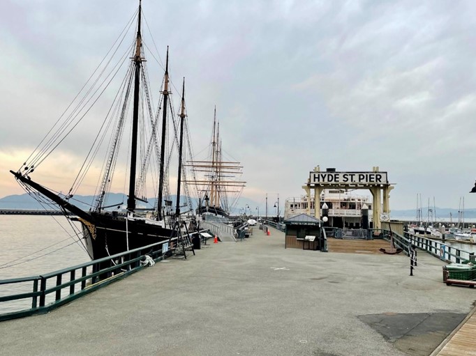 Hyde Street Pier and historic ships Hyde Street Pier and historic ships