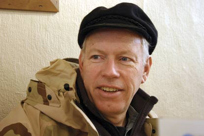 Head and shoulders of Hank Cramer wearing a black cap.