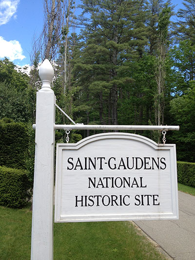 Saint-Gaudens Sign with Finial s1