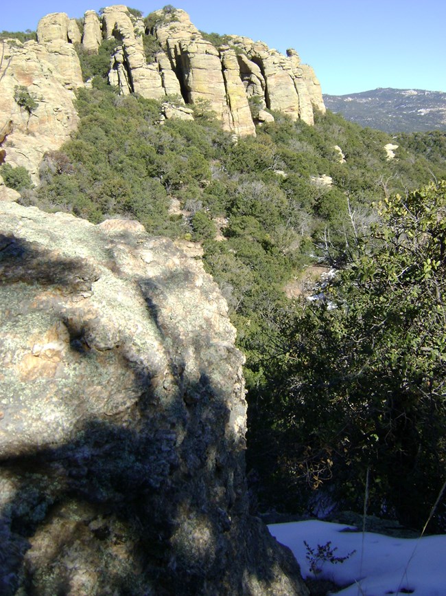 Rocky views from the backcountry in Rincon Mountain District of Saguaro National Park