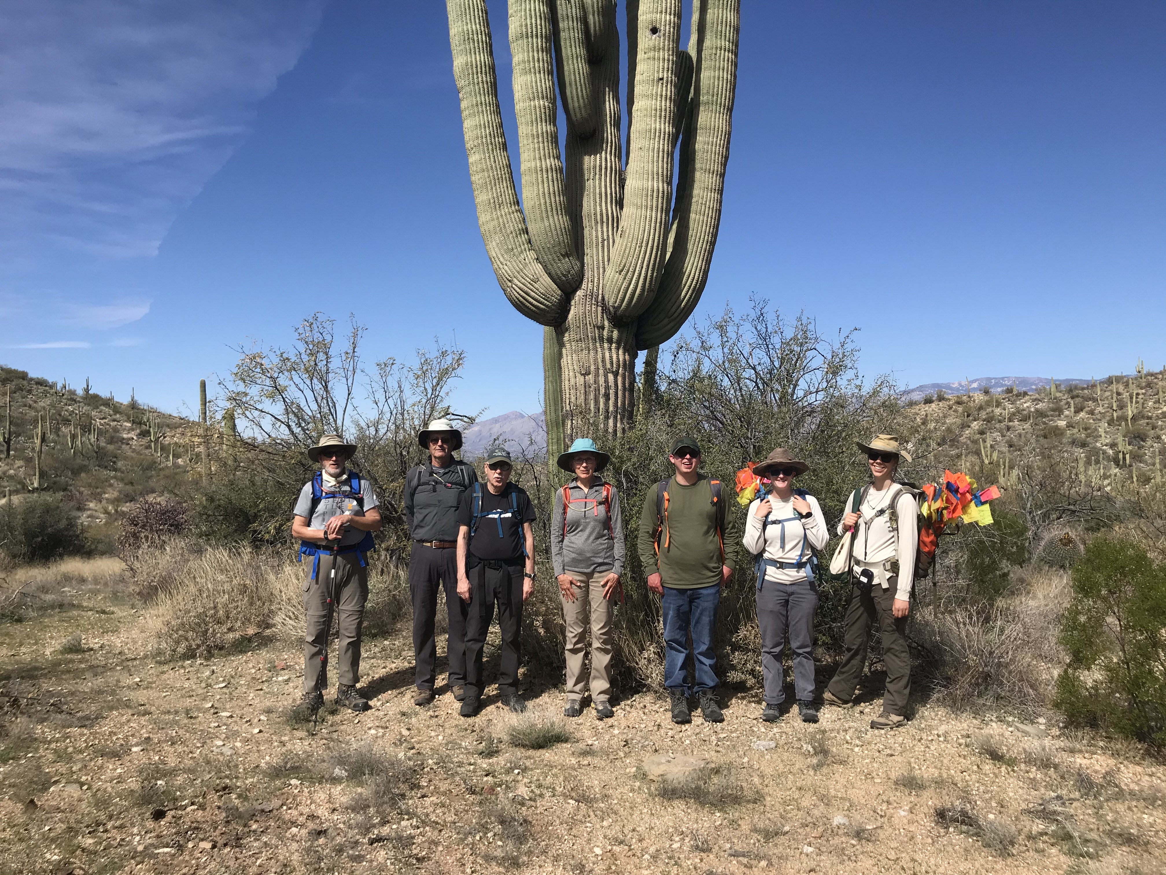 Volunteers group photo.