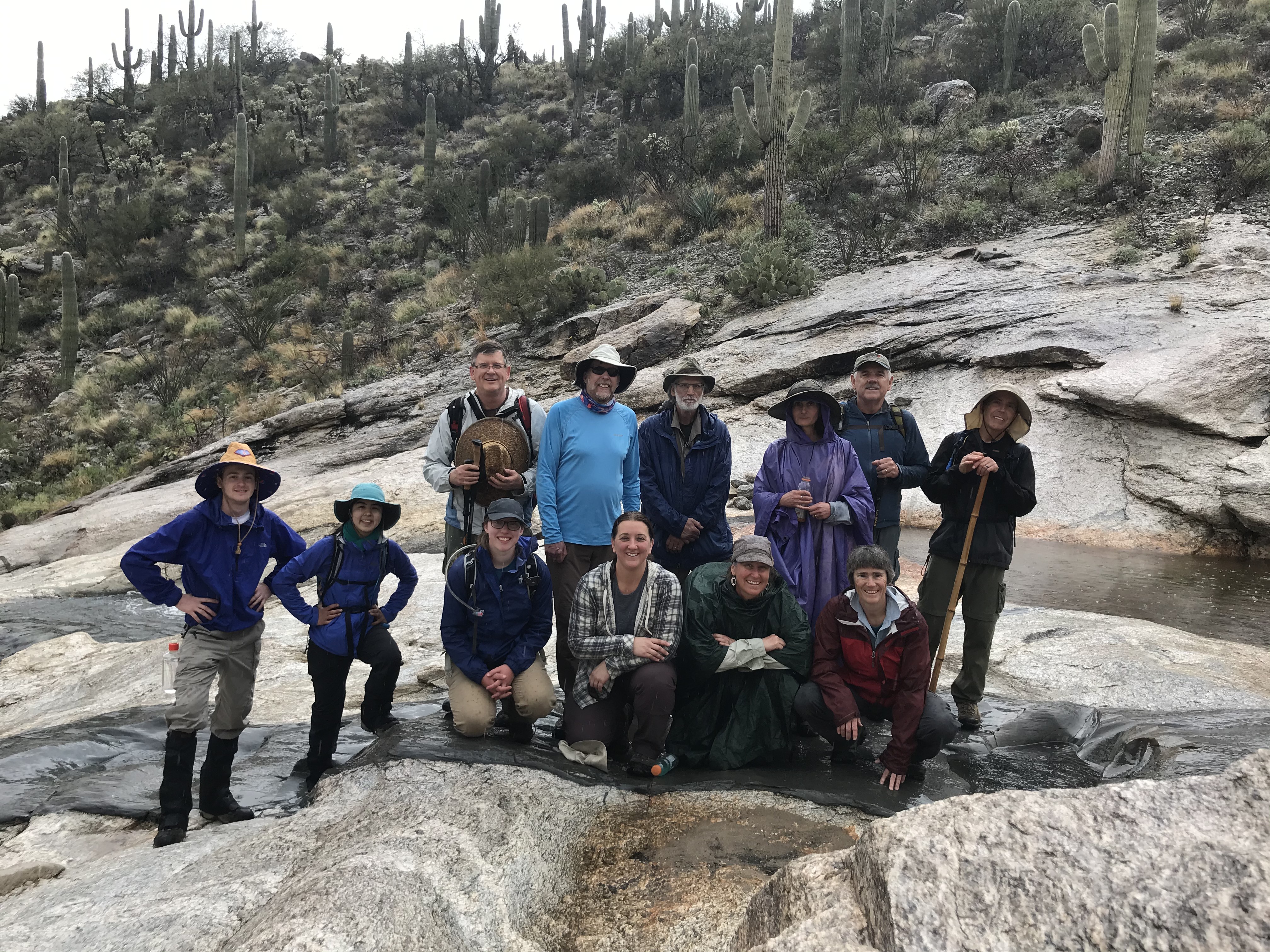 Adventure Scientists group photo at Madrona Pools