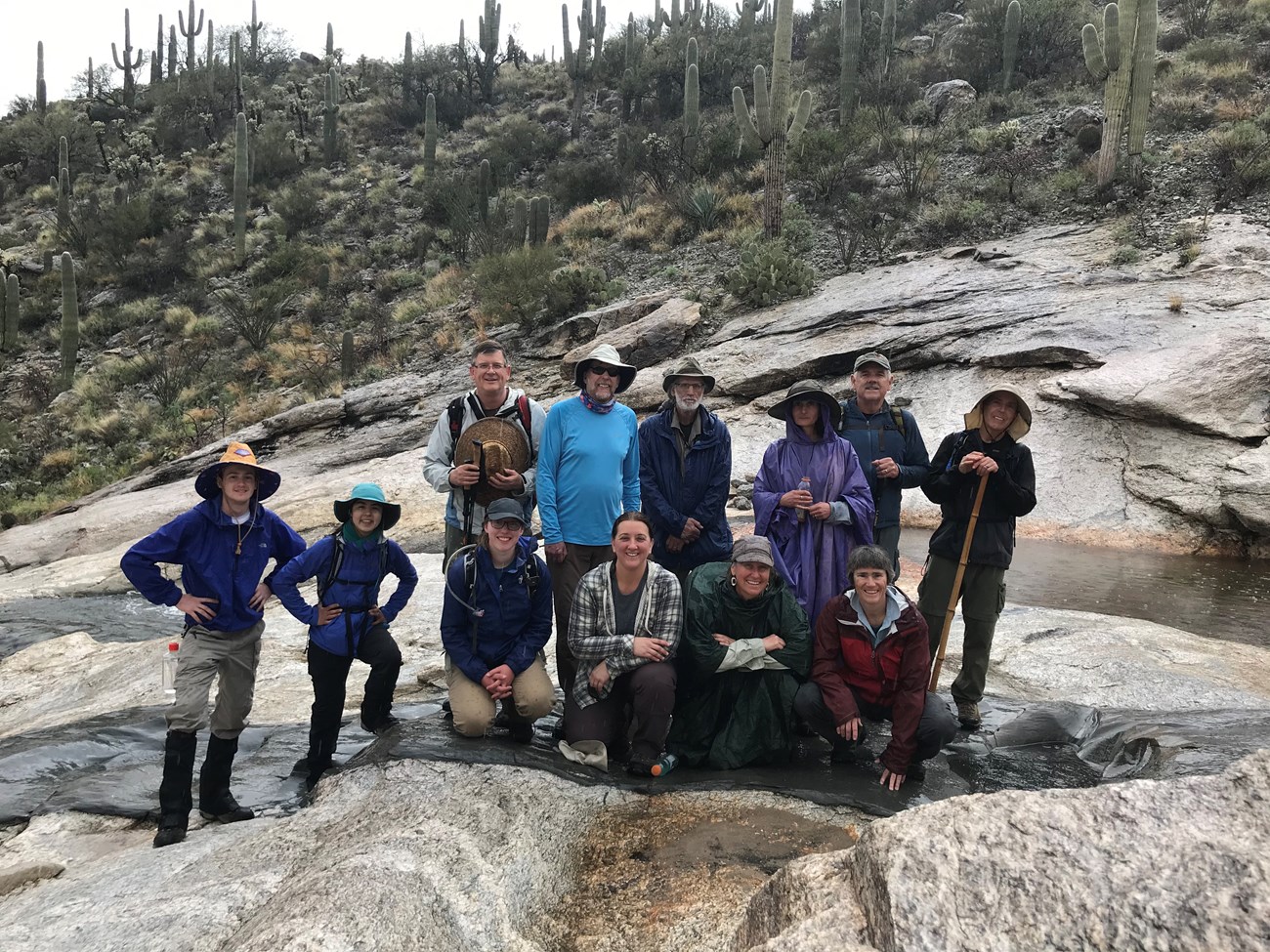 Adventure Scientists group photo at Madrona Pools