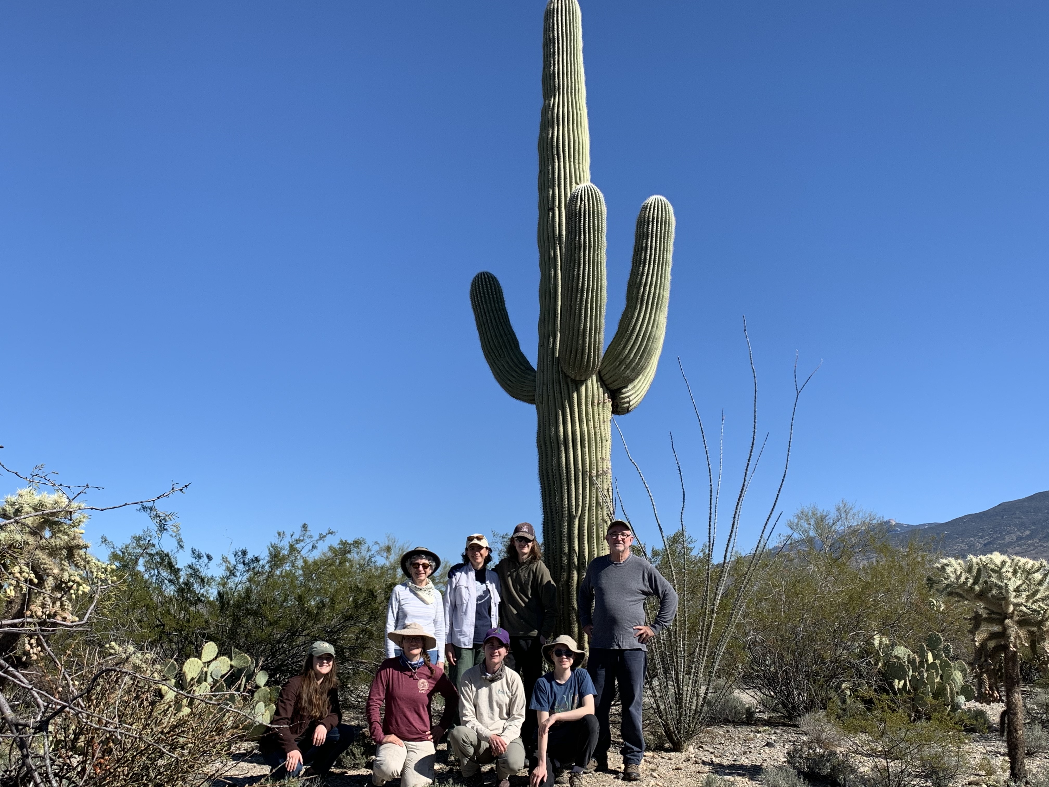 Volunteer group photo after the census.