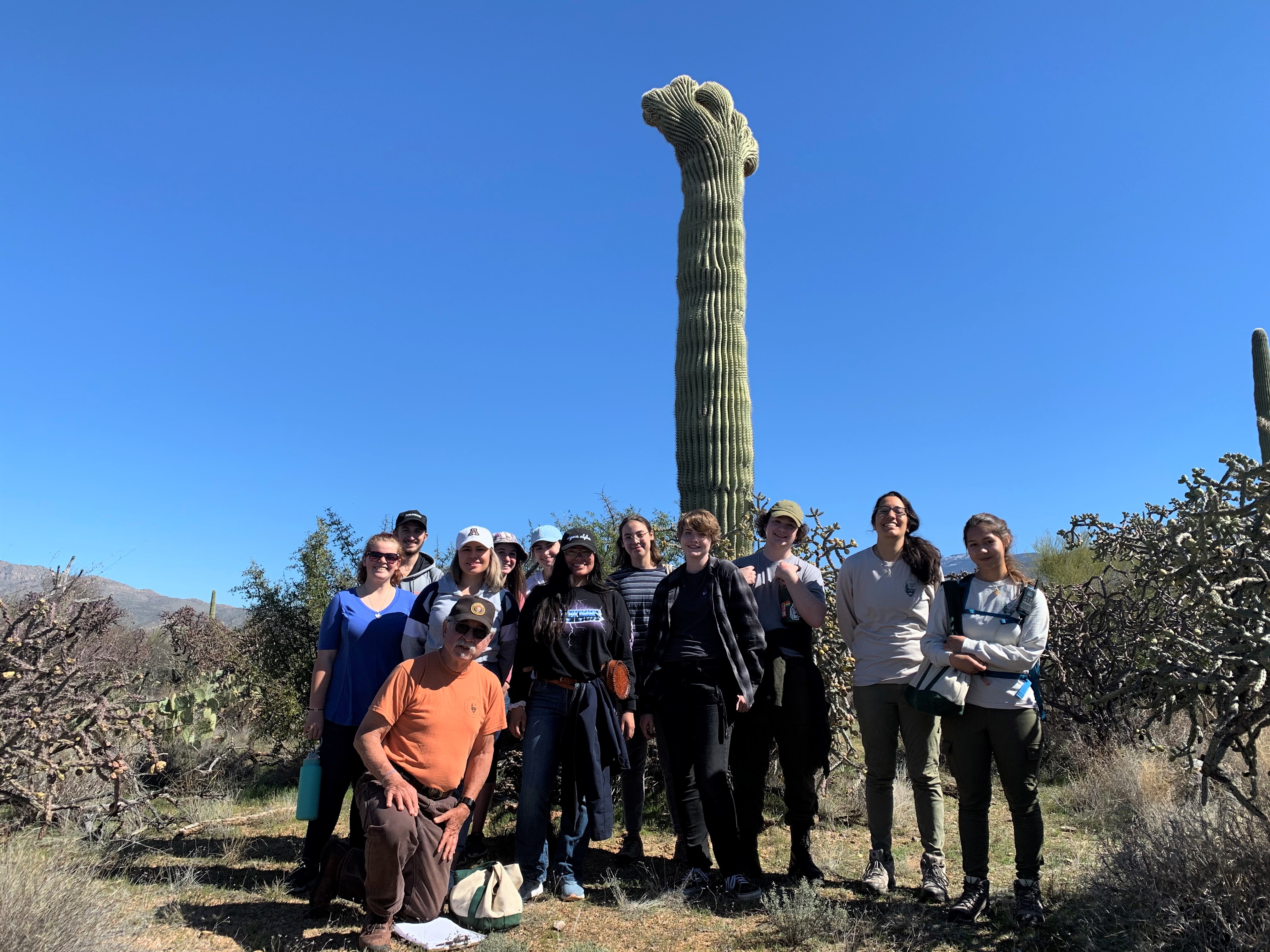 Biodiversity class group photo