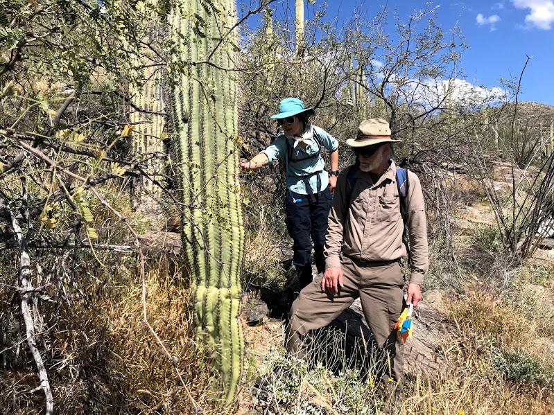 Adventure Scientists collecting field data Adventure Scientists collecting field data