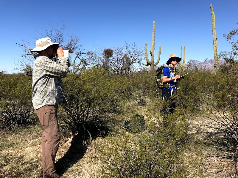 Adventure Scientists collecting field data