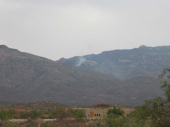 Cow Head Saddle fire