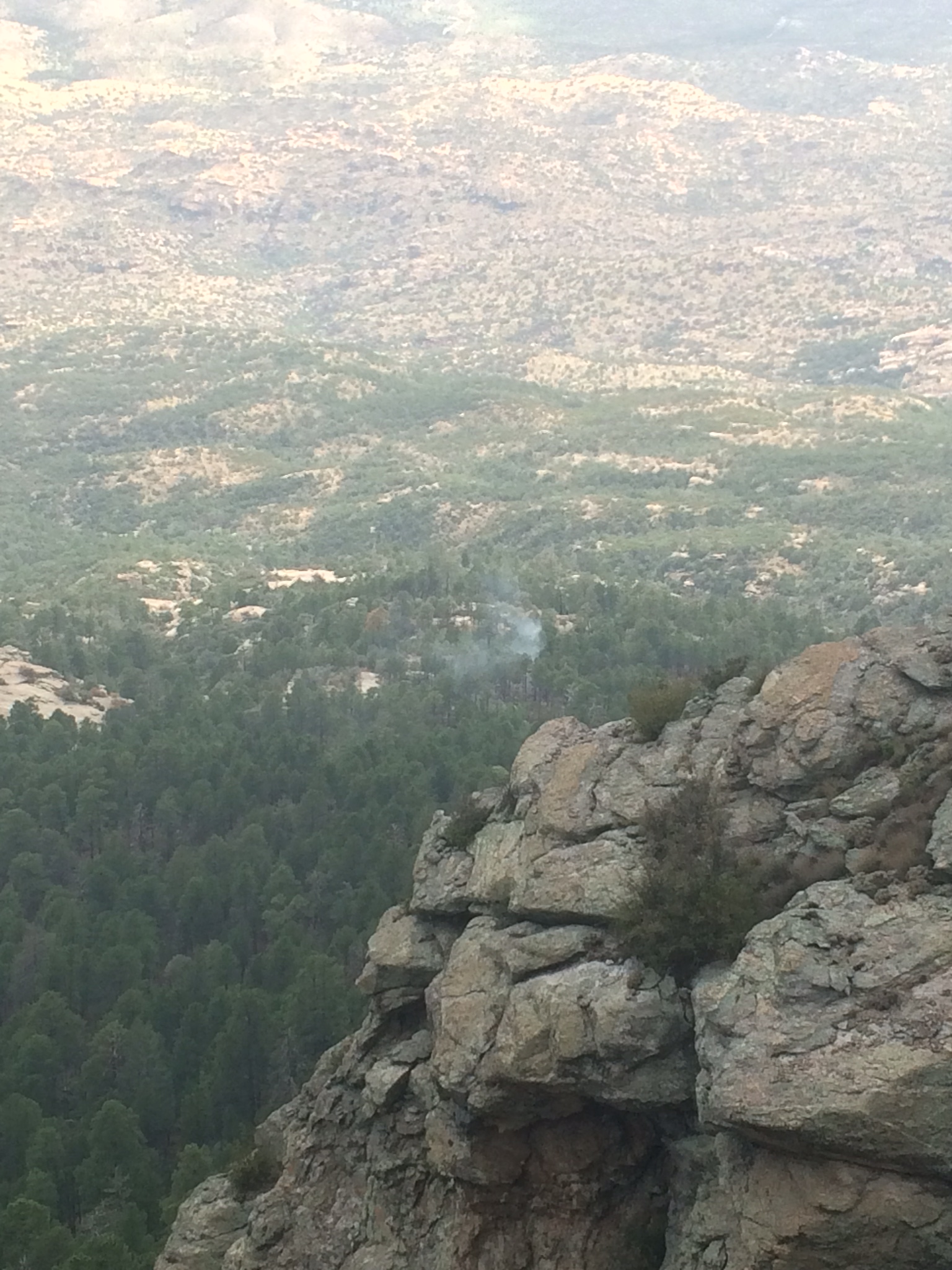 View from Spud Rock of the Spud Rock Fire