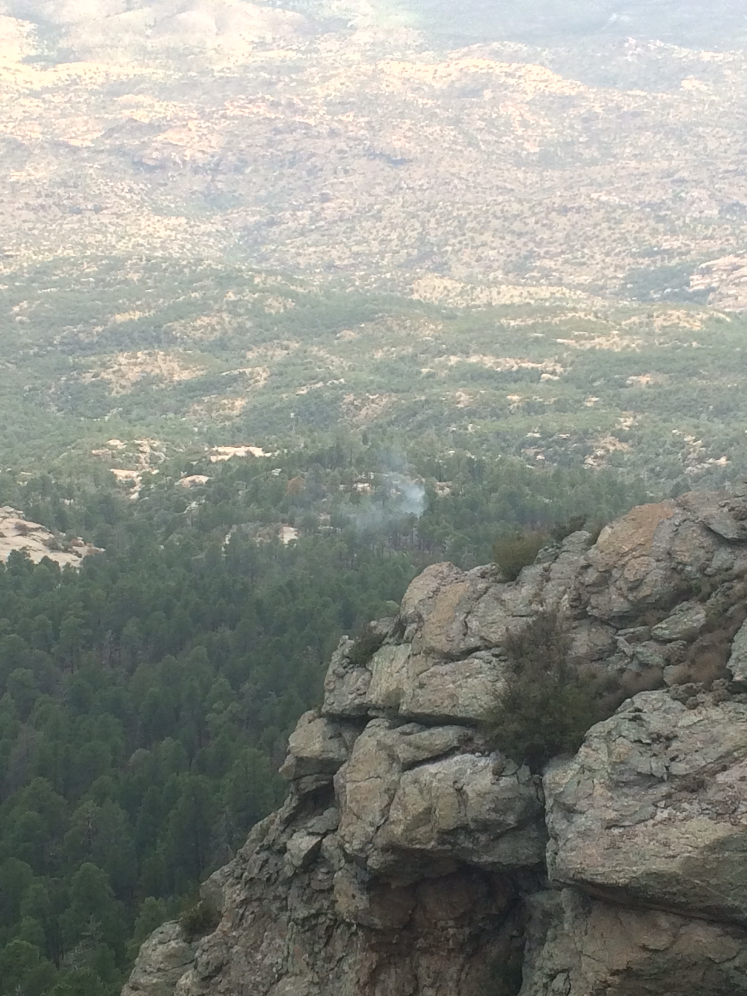 Spud Rock Fire July 20 2017 View from Spud Rock of the Spud Rock Fire