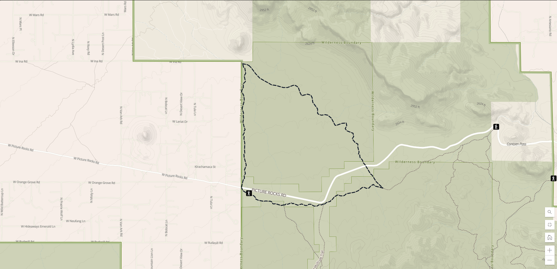 Cam Boh Loop trail map