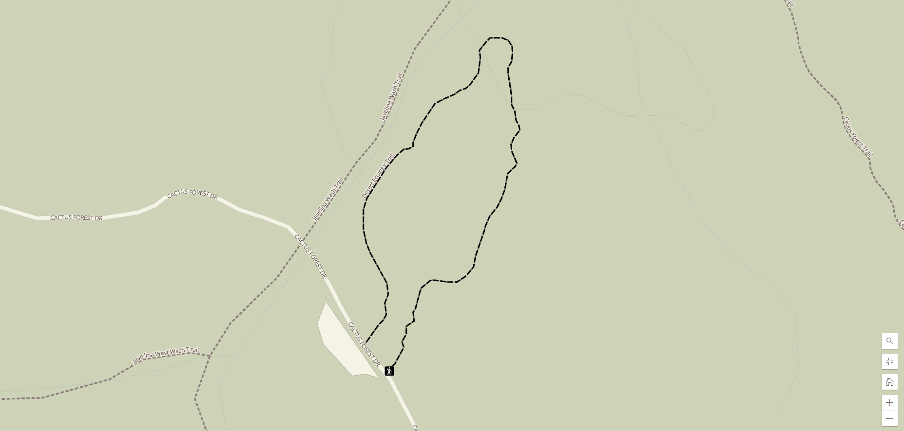 Desert Ecology trail map