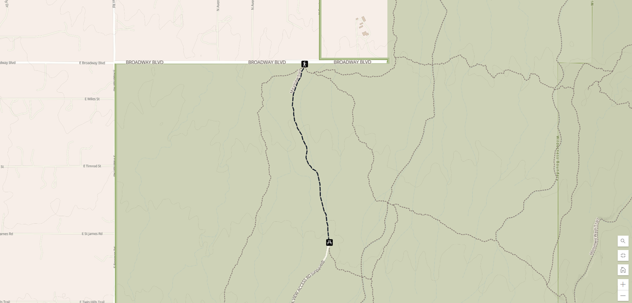Mica View trail map