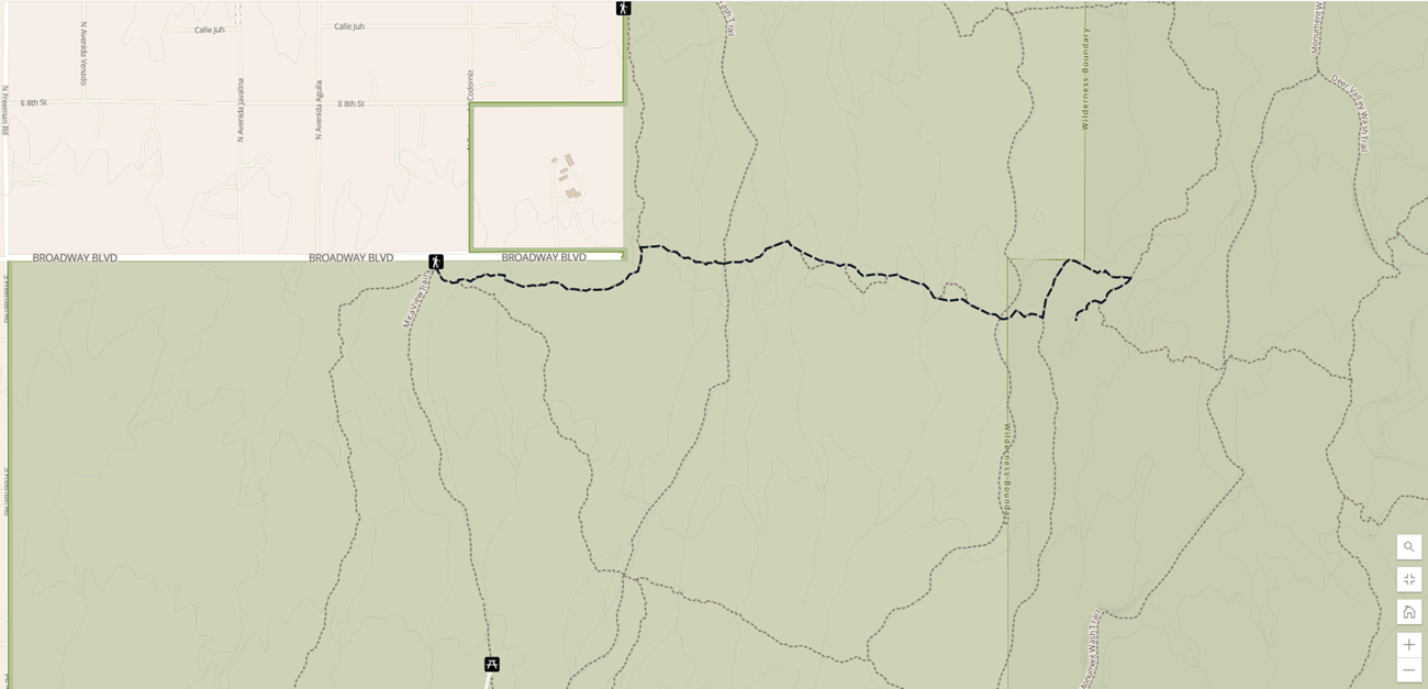 Pink Hill trail map