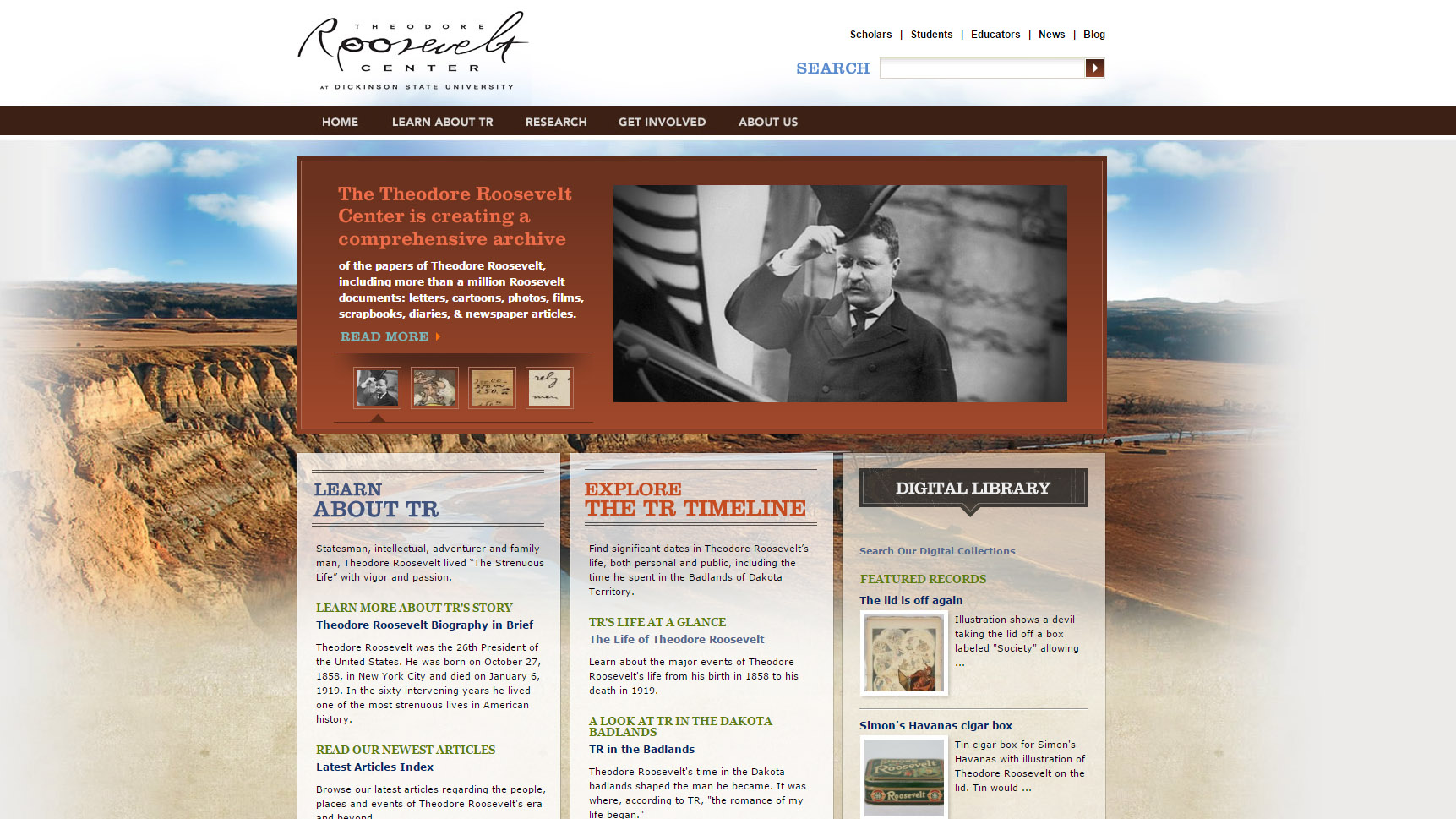 Selections from the Sagamore Hill archives are available for view on the Theodore Roosevelt Center at Dickinson State University.