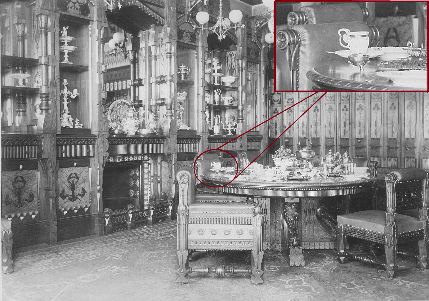  Emperor's Cup STAFF ピステ Edith Roosevelt's China Cabinet - Sagamore Hill National Historic