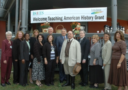 Left to Right:
Rita Cullen
Trish Iannacone
Laverne Mitchell
Dr. Valerie D'Aguanno
Dina Maggiacomo
Fred Podolski
Gayle Wenchell
Dr. Robert Hanna
Mr. James Foote
Dr. James Mapes, District Superintendent Nassau BOCES
Paula Goldstein
Pat Koehler
Jane Librett