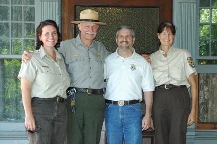 L to R:  Michelle Williams, Charles Markis, Dale Hall, Deborah Long